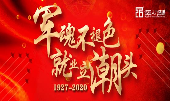 軍魂不褪色，就業(yè)立潮頭！熱烈慶祝中國人民解放軍建軍93周年！